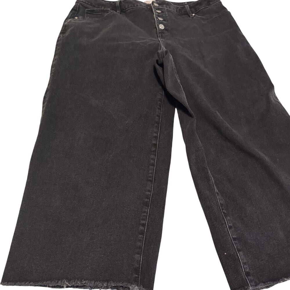 Loft plus cropped black jeans size 16 - Picture 2 of 9